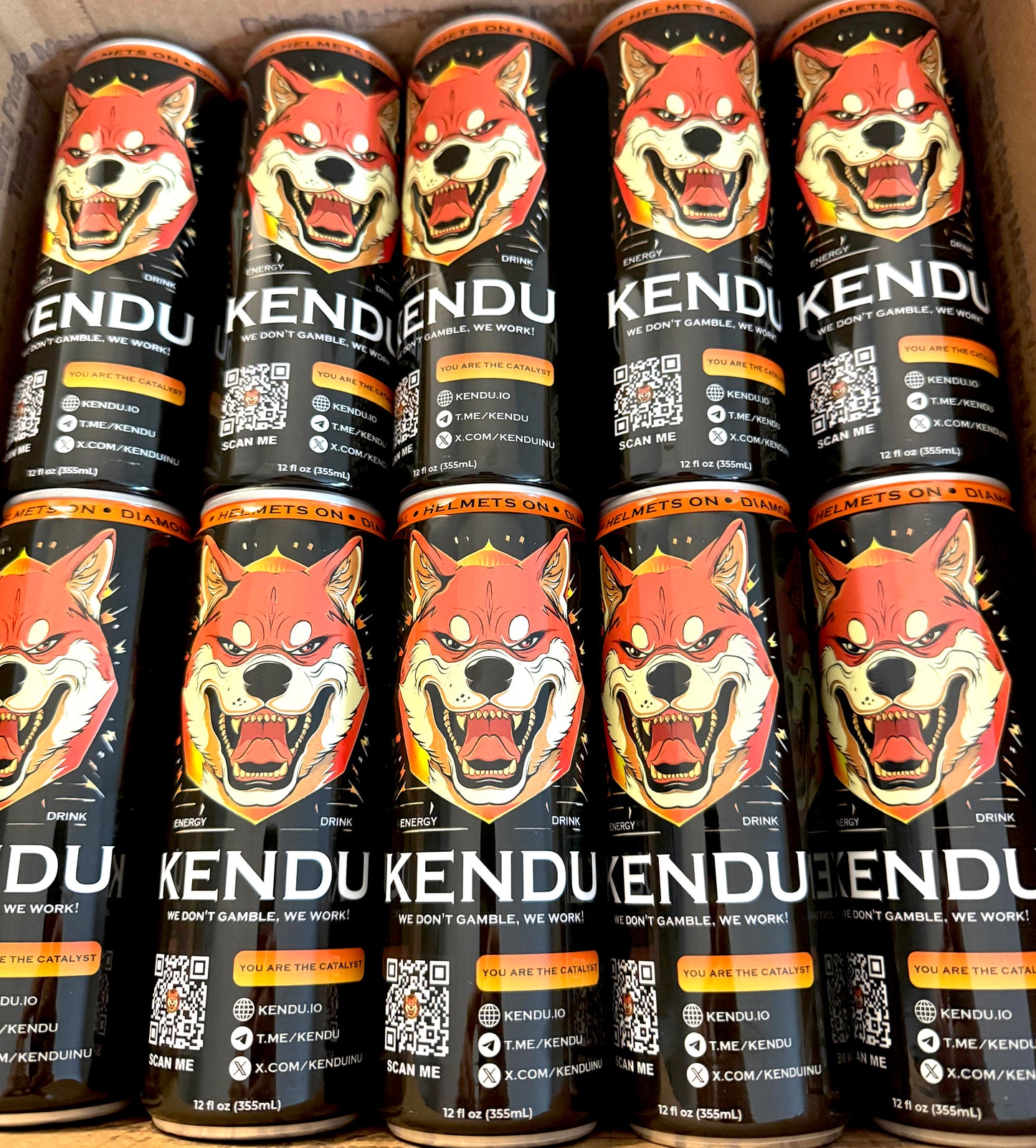 (RESTOCKED) Official Kendu Energy Drinks, 12oz (6, 12, or 20 cans)