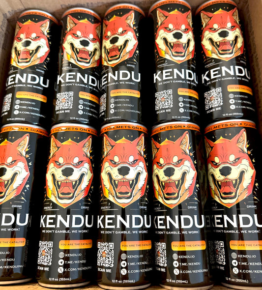 (RESTOCKED) Official Kendu Energy Drinks, 12oz (6, 12, or 20 cans)